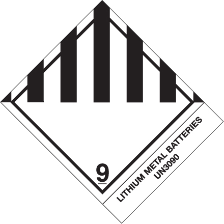 4 x 4 <span class='fraction'>3/4</span>" - "Lithium Metal Batteries"