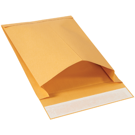 9 <span class='fraction'>1/2</span> x 13 x 2" Kraft Expandable Self-Seal Envelopes